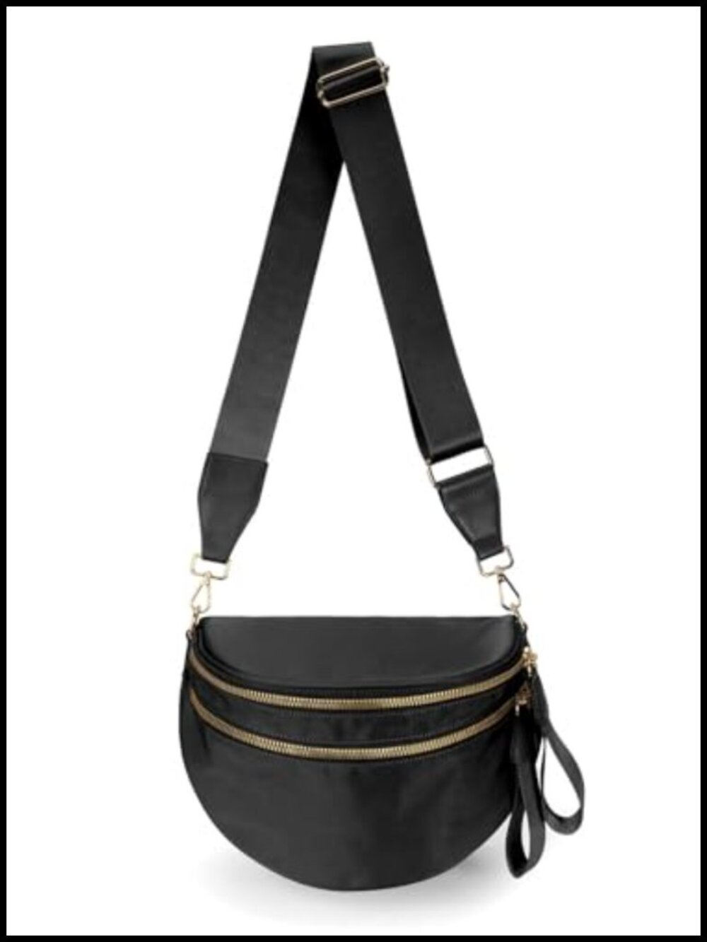 Nylon Crossbody Bum Bag Waist Pack Adjustable Strap